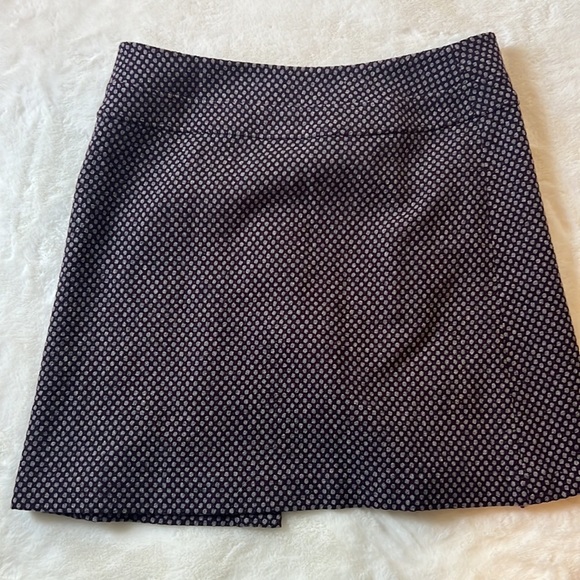 Talbots Purple Wool Button Skirt Size 14 - Picture 2 of 7